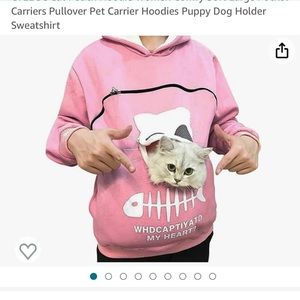 Cat pouch hoody